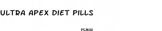 ultra apex diet pills