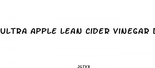 ultra apple lean cider vinegar diet pills reviews