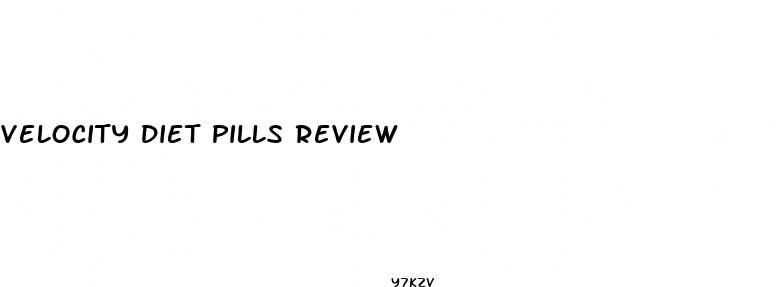 velocity diet pills review