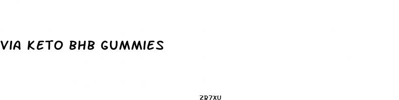 via keto bhb gummies