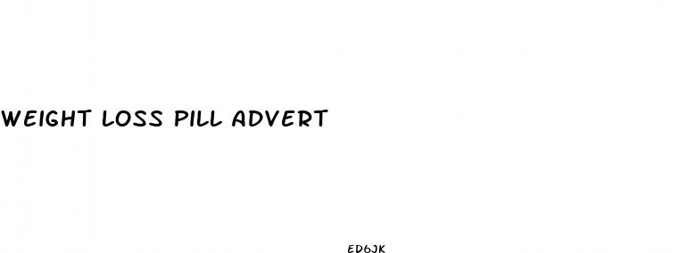 weight loss pill advert