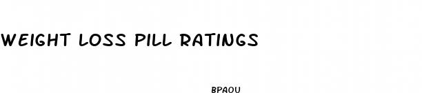 weight loss pill ratings