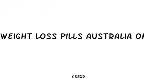 weight loss pills australia online