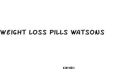 weight loss pills watsons
