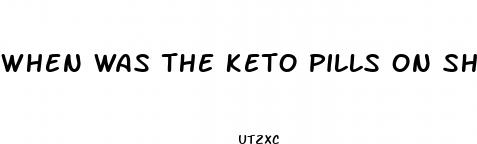 when was the keto pills on shark tank