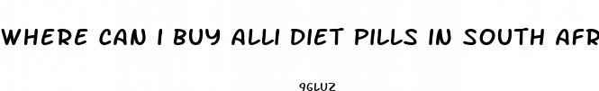 where can i buy alli diet pills in south africa