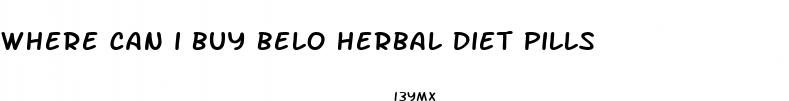 where can i buy belo herbal diet pills