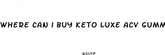 where can i buy keto luxe acv gummies