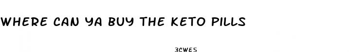 where can ya buy the keto pills