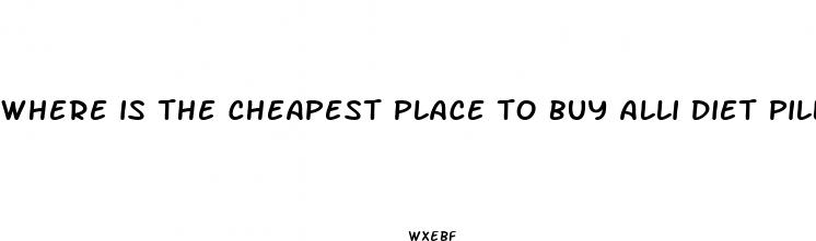 where is the cheapest place to buy alli diet pills