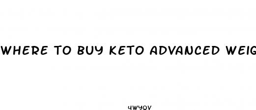 where to buy keto advanced weight loss pills