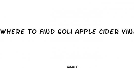 where to find goli apple cider vinegar gummies