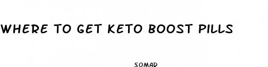 where to get keto boost pills