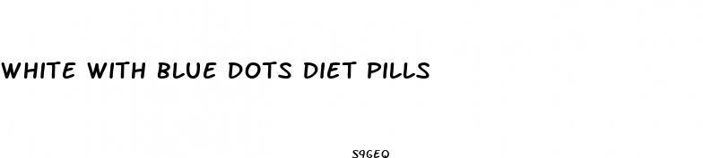 white with blue dots diet pills