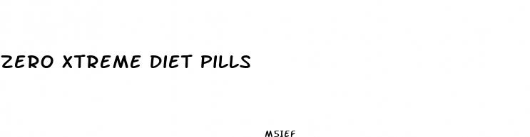 zero xtreme diet pills