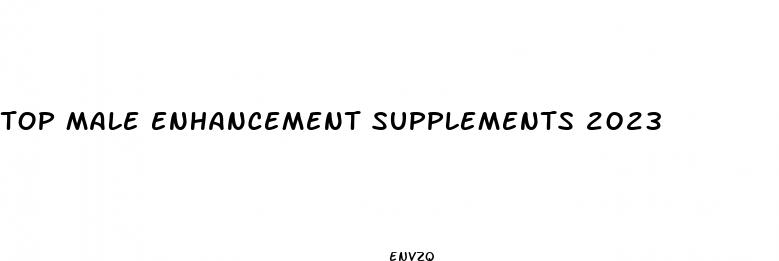 top male enhancement supplements 2023