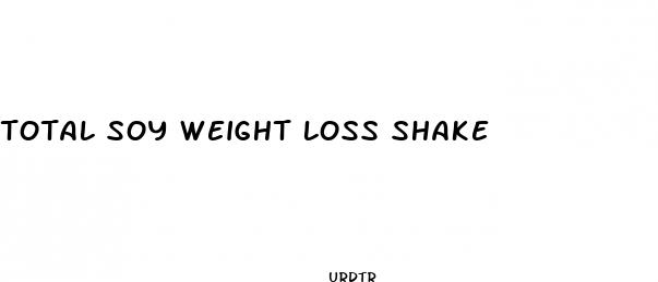 total soy weight loss shake