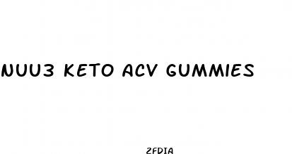 nuu3 keto acv gummies