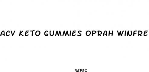 acv keto gummies oprah winfrey