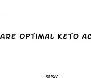 are optimal keto acv gummies legit