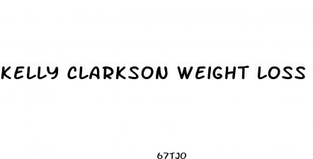 kelly clarkson weight loss shot