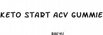 keto start acv gummies details
