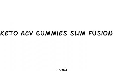 keto acv gummies slim fusion