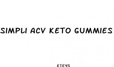 simpli acv keto gummies for weight loss