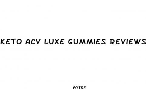 keto acv luxe gummies reviews