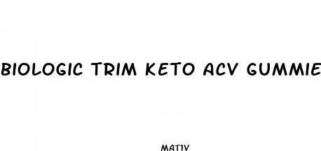 biologic trim keto acv gummies rebel wilson
