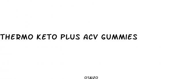 thermo keto plus acv gummies