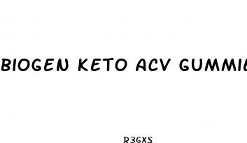 biogen keto acv gummies ingredients list