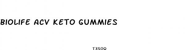 biolife acv keto gummies