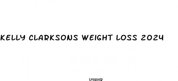 kelly clarksons weight loss 2024