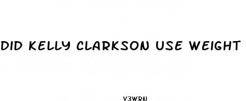 did kelly clarkson use weight loss drugs