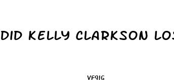 did kelly clarkson lose weight with keto bites