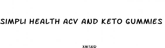 simpli health acv and keto gummies