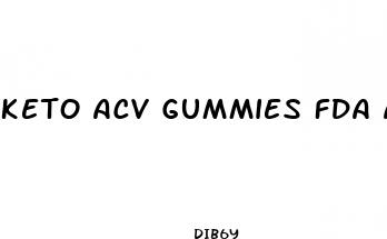 keto acv gummies fda approved