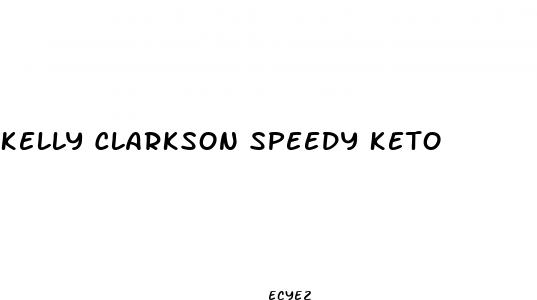 kelly clarkson speedy keto