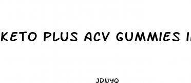 keto plus acv gummies ingredients