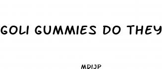 goli gummies do they help you lose weight