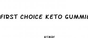 first choice keto gummies and kelly clarkson