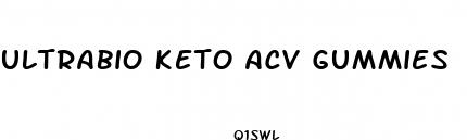 ultrabio keto acv gummies
