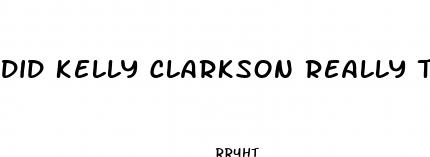 did kelly clarkson really take keto bites