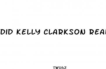 did kelly clarkson really take gummies to lose weight