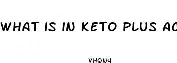 what is in keto plus acv gummies