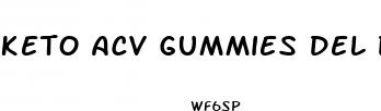 keto acv gummies del dr juan rivera