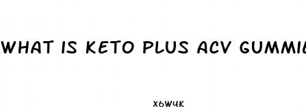 what is keto plus acv gummies