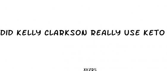 did kelly clarkson really use keto bites